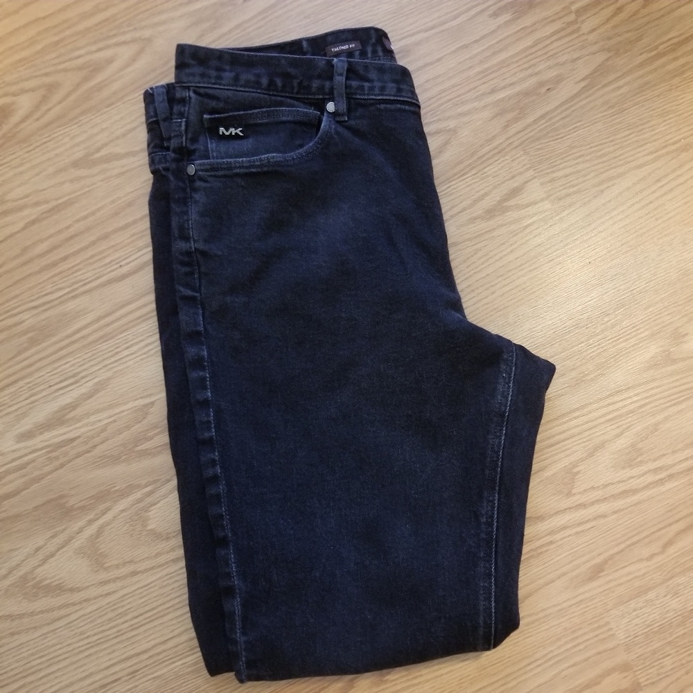 Womens Michael Kors black jeans sz 33/32